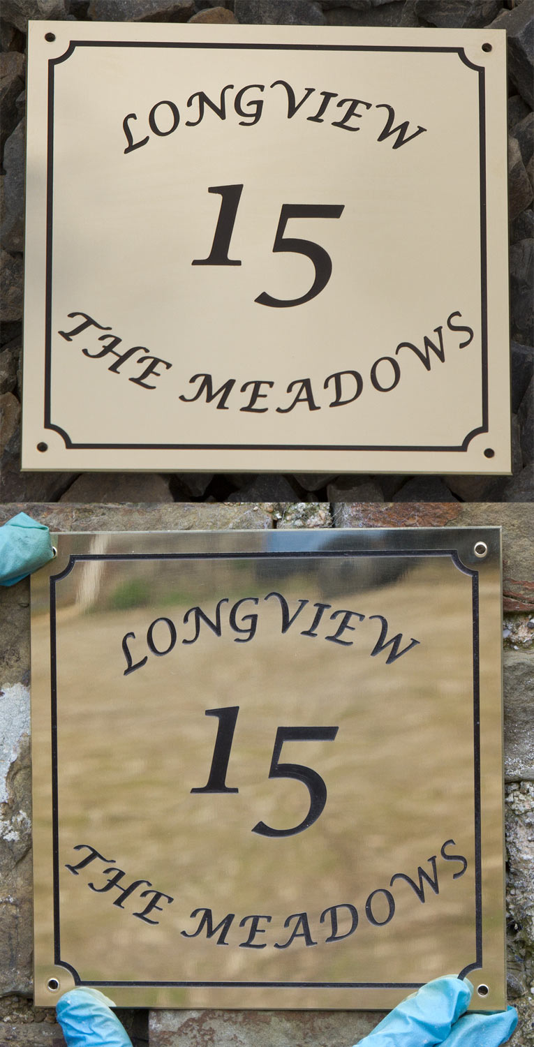 Traditional Brass House Signs The Sign Maker