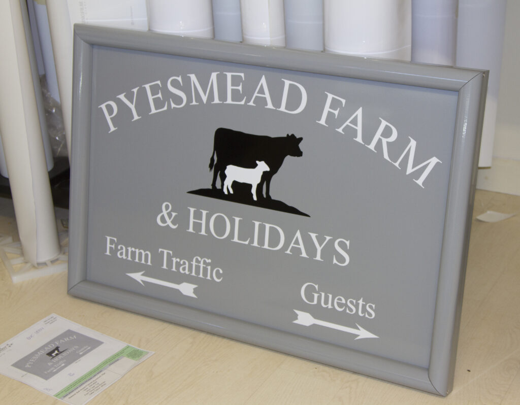 Solid Aluminium Signs