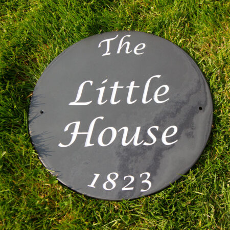 High-quality slate signs made by The Sign Maker.