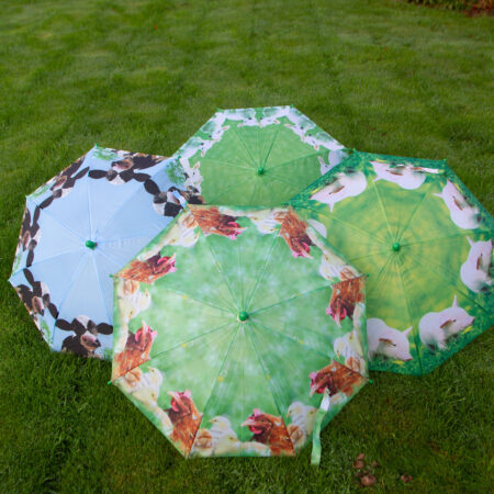 Unique and interesting umbrellas sold by The Sign Maker.