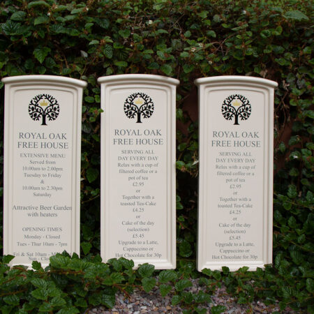 High-quality business signs made to suit your company, crafted at The Sign Maker.