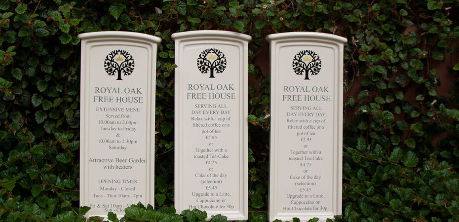 High-quality business signs made to suit your company, crafted at The Sign Maker.