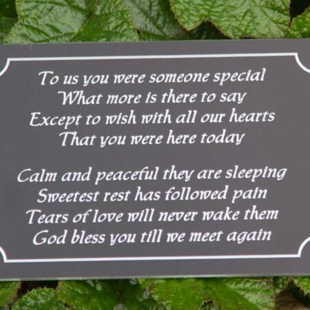 Memorial Inscription