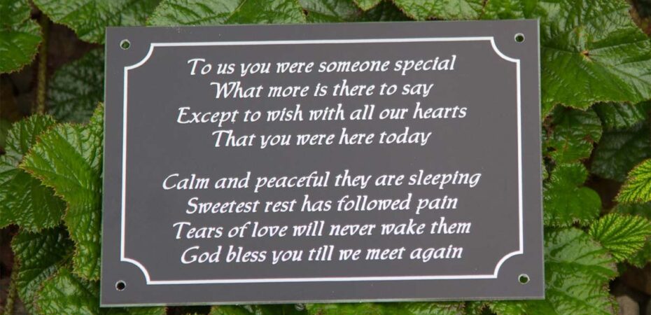 Memorial Inscription