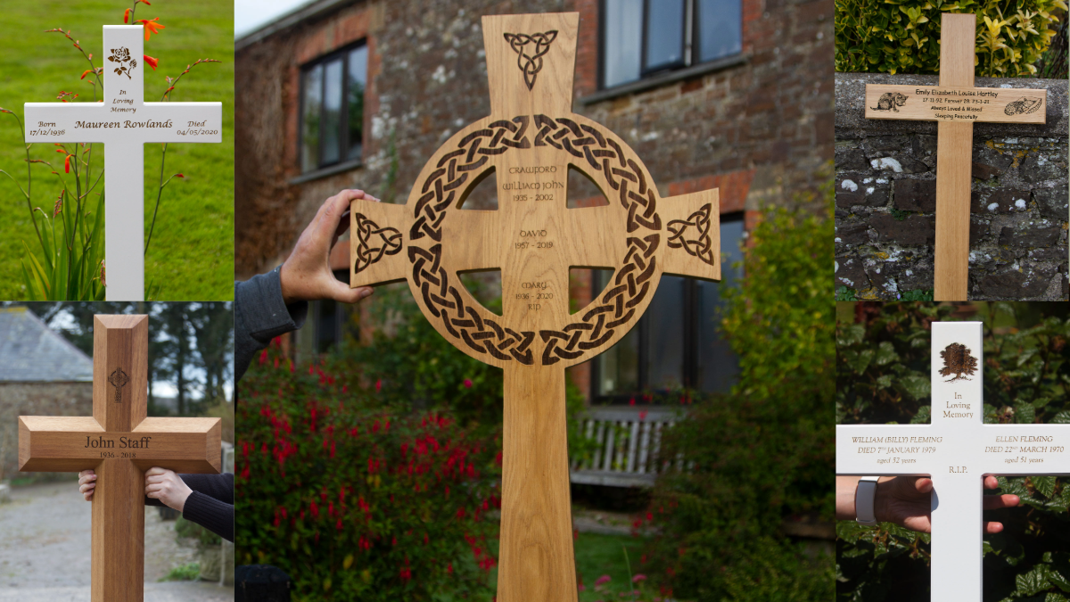 Designing A Wooden Memorial Cross - The Sign Maker